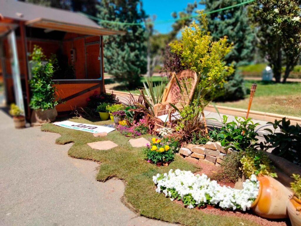 Espacio decorado Zaragoza Florece