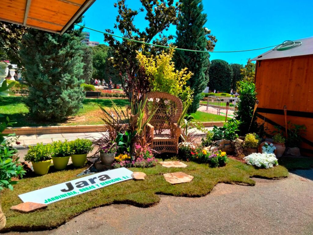 Caseta en el Mercado de las flores